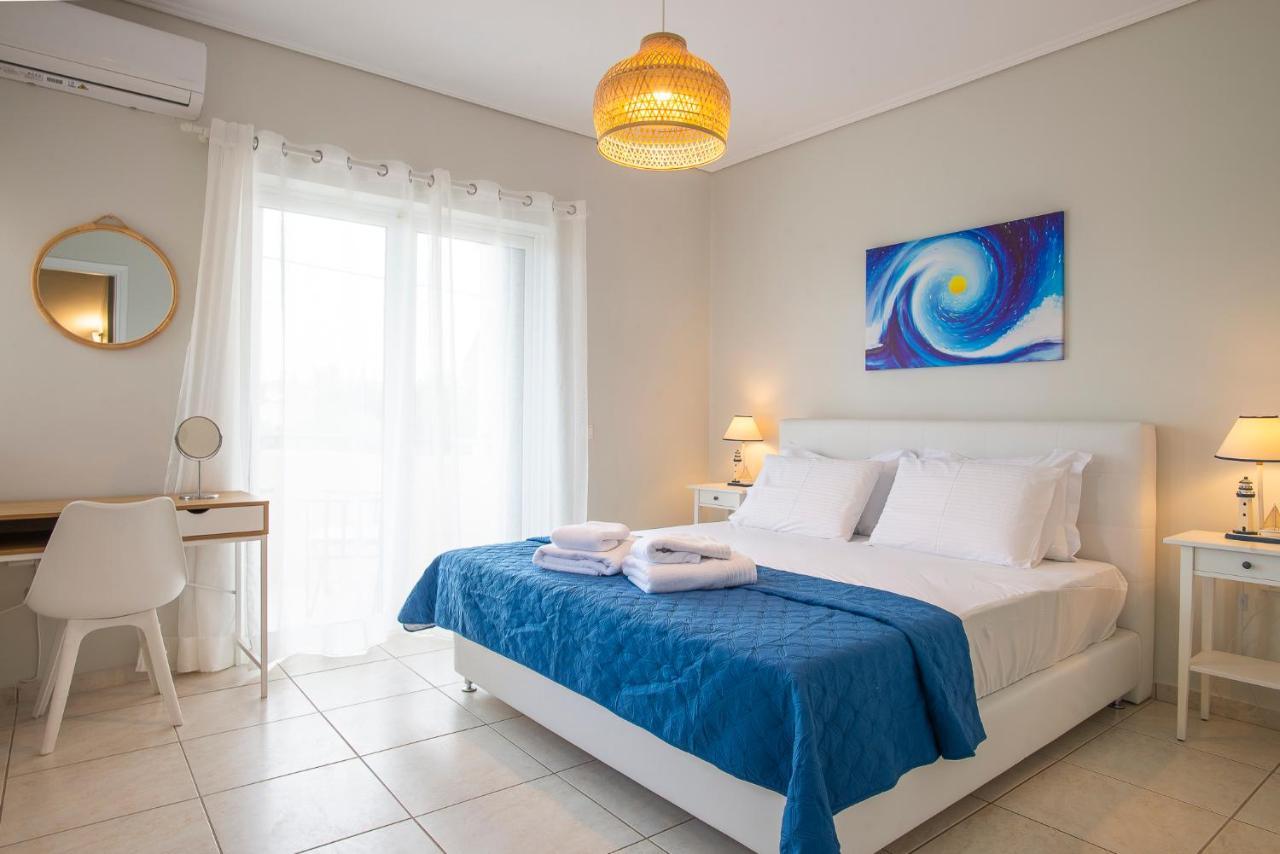 Kima: Relaxing Beach Home Next To Sparkling Waters Néa Mákri エクステリア 写真
