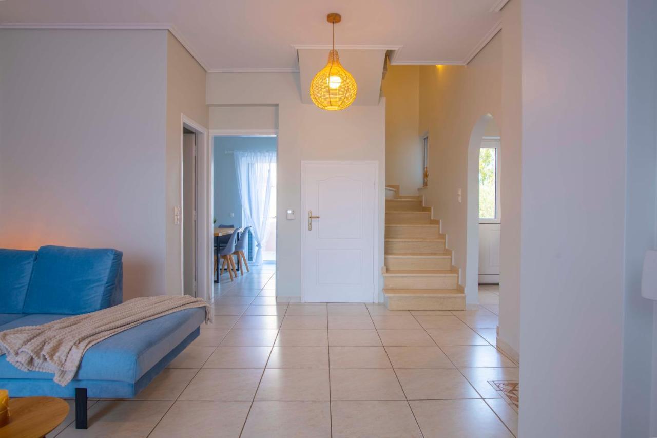 Kima: Relaxing Beach Home Next To Sparkling Waters Néa Mákri エクステリア 写真
